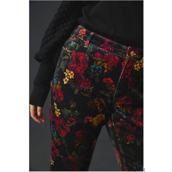 Anthropologie Floral Skinny Pants - Multicolor - Picture 7 of 10